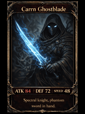 Carrn Ghostblade