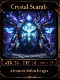 Crystal Scarab