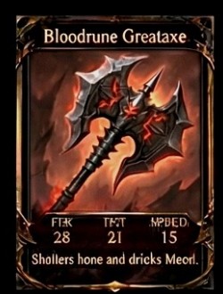 Bloodrune Greataxe